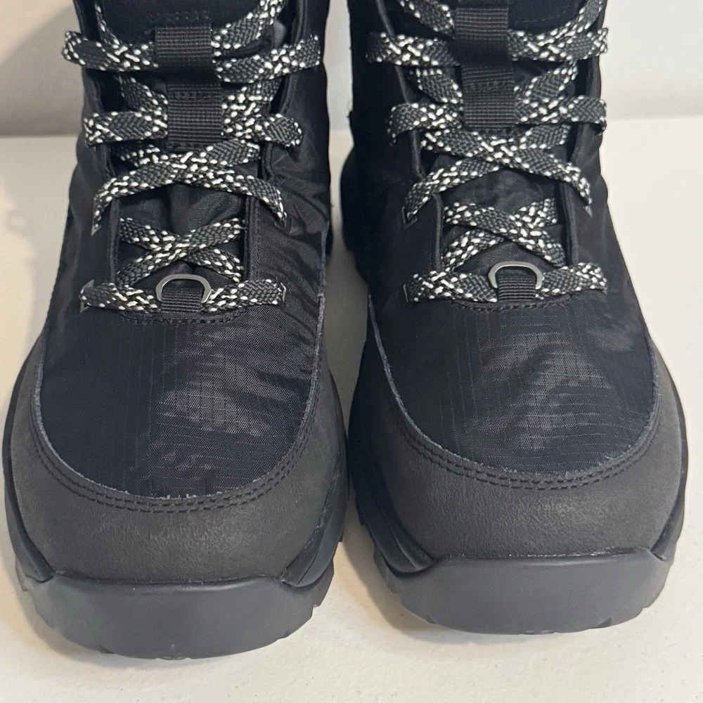 THE NORTH FACE Men's Bergen Waterproof Hiking Boot Black SZ 12.5 Dry vent